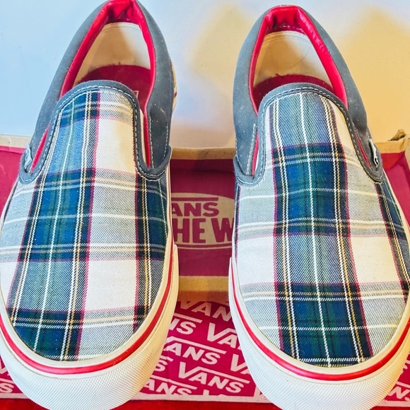 Vans slip onflannel shoes main image 4